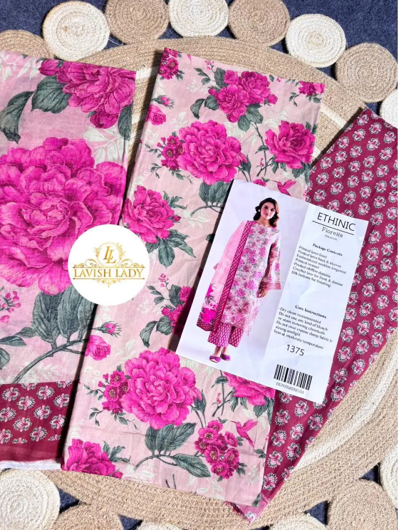Ethinic Fiorella Inspired Printed 3PC
